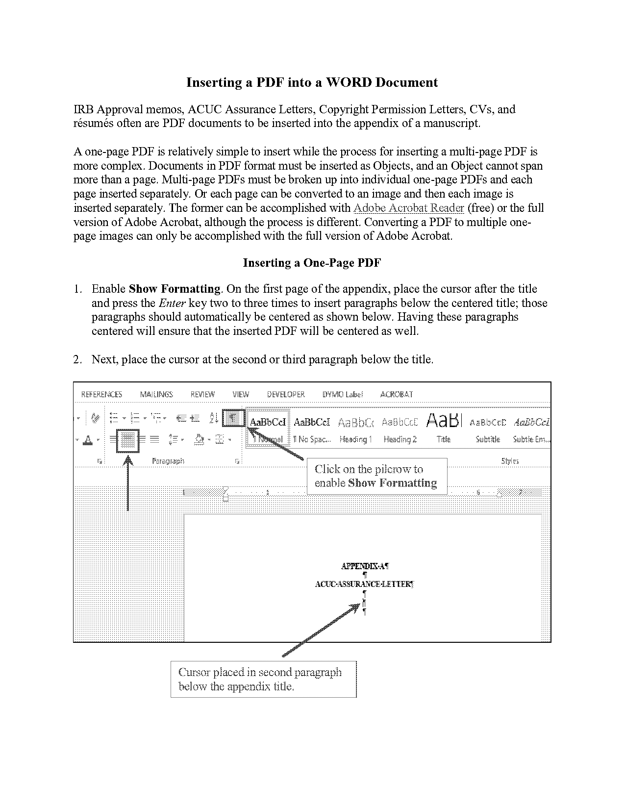 how do i insert a large excel table into word